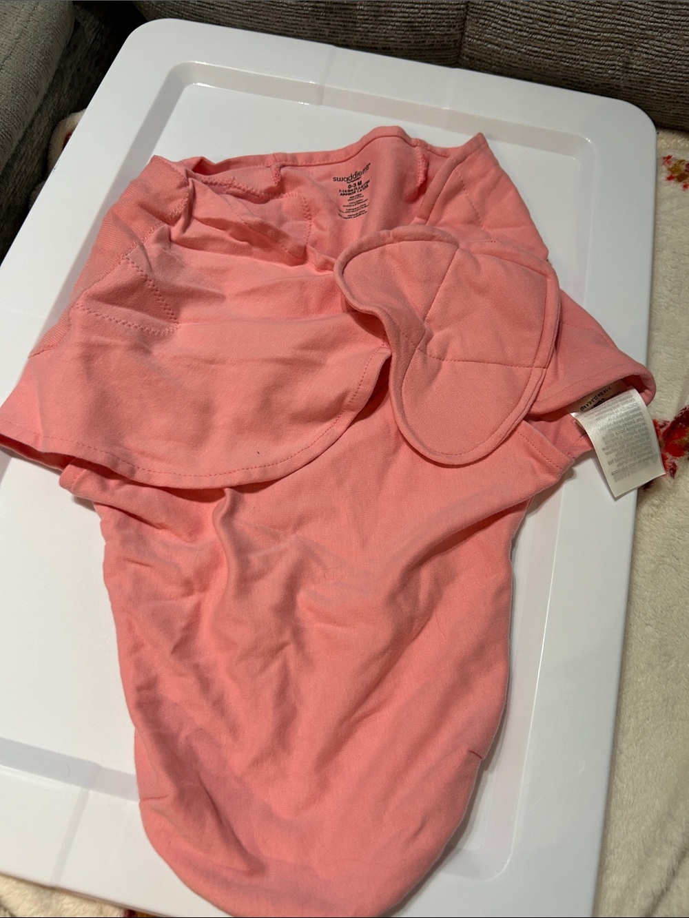 SwaddleMe Pink Baby Swaddle (0-3M)